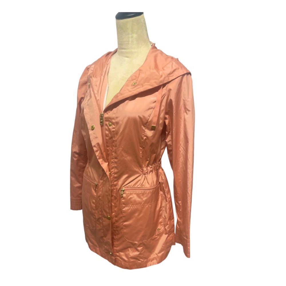 Cole Haan Coral Pink Rain Coat